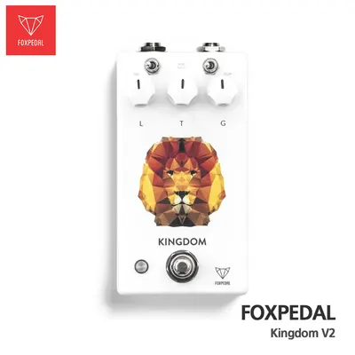 Fox Pedal 이펙터 Kingdom V2 (Transparent Overdrive)