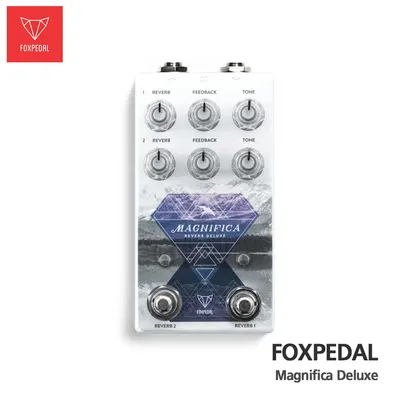 Fox Pedal 이펙터 MAGNIFICA DELUXE (Dual Reverb)