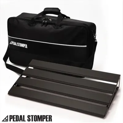 [PedalStomper] M60-BK - Master 60 Black with Deluxe Case - 페달스톰퍼 마스터(4단프레임) 60cm, 블랙보드 & 디럭스 케이스 - 페달보드, 이펙터보드