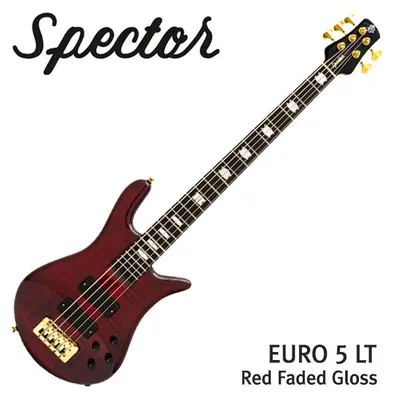 Spector 스펙터 베이스 EURO 5 LT Red Fade Gloss 5현 (EURO5LTRFG)