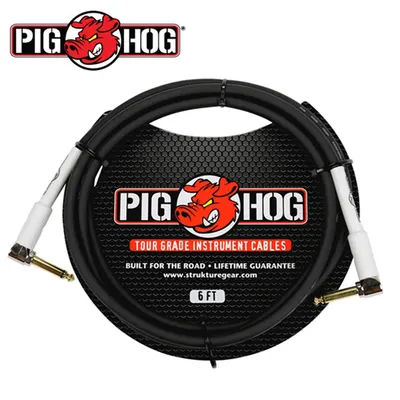 PIG HOG 기타 & 베이스 케이블 Tour Grade 1.8m  INSTRUMENT CABLE (PH6RR)
