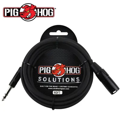 PIG HOG 오디오 케이블 3m TRS[in]-XLR[in]  Audio Cable (PX-TMXM2)