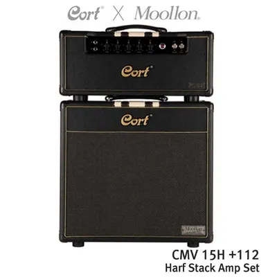 Cort X Moollon 국내 최고의 진공관 앰프 탄생! Cort 진공관 기타 앰프 하프 스택 CMV15H+112 (15W)