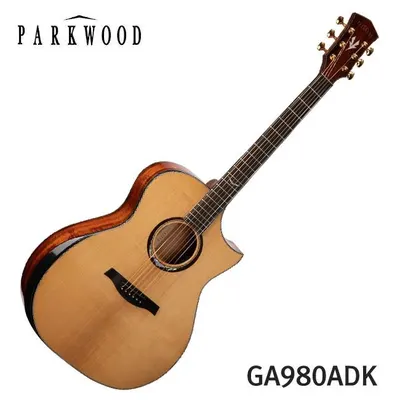 Parkwood 프리미엄! 최상급 목재와 베벨컷,플로렌틴 컷어웨이가 적용된! 파크우드 Parkwood 통기타 GA980ADK