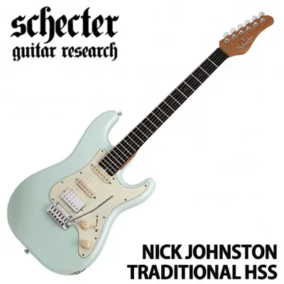 Schecter 일렉기타 NICK JOHNSTON TRADITIONAL HSS Atomic Sea