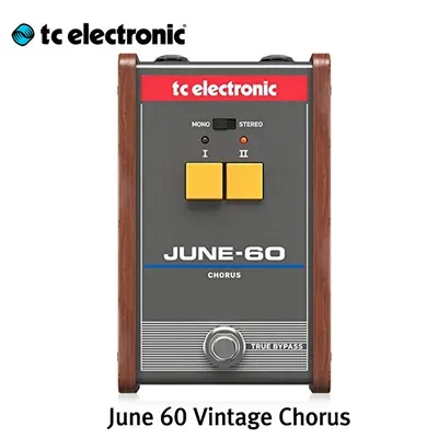 투버튼 셀렉터와 BBD칩 탑재된 전설의 스테레오 코러스! TC Electronic June 60 Vintage Chorus 스테레오 코러스