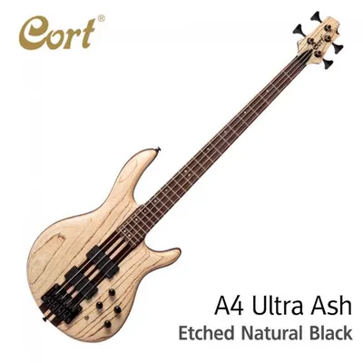 NEW Cort Artisan 시리즈 콜트 Cort 일렉베이스 Artisan A4 Ultra Ash Etched Natural Black