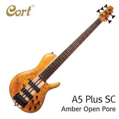 NEW Cort Artisan 시리즈 콜트 Cort 일렉베이스 Artisan A5 Plus SC Amber Open Pore