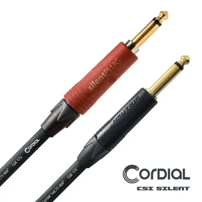 Cordial 악기 케이블 CSI 3PP SILENT (3m BK)