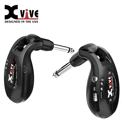 Xvive U2 충전식 무선 와이어리스 Black (패시브픽업전용)
