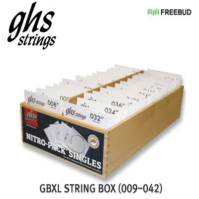 GHS 일렉기타 스트링 우드박스 세트 GBXL STRING BOX (009-042)