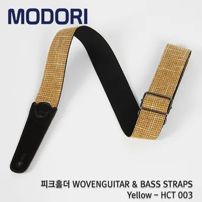 Modori 모도리 피크홀더 우븐 스트랩 Yellow (HCT 003)