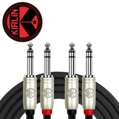 Kirlin Dual TRS 케이블 AP-407PR 3M BK