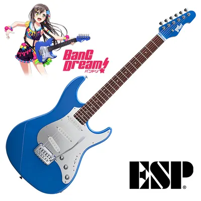 ESP 일렉기타 BanG Dream Poppin Party SNAPPER Tae 뱅드림 스내퍼 타에