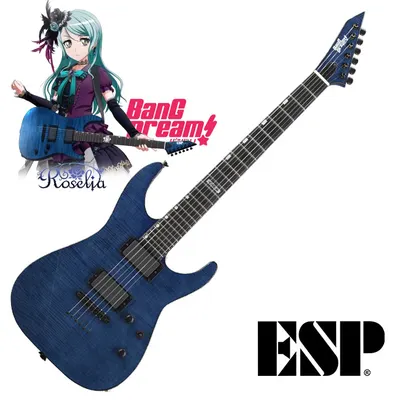 ESP 일렉기타 BanG Dream Roselia M-II Sayo 뱅드림 로젤리아 사요