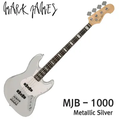 Mark James 베이스 JASS BASS STANDARD CLASSIC MODERN MJB-1000 Metallic Silver 4현