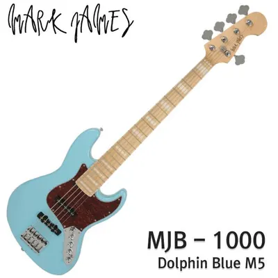 Mark James 베이스 JASS BASS STANDARD CLASSIC MODERN MJB-1000 Dolphin Blue M5 5현