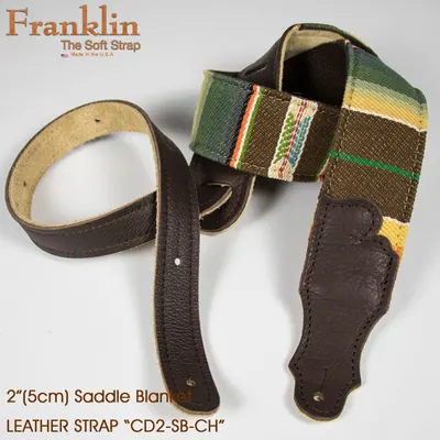 Franklin Soft Leather Strap 스트랩 Chocolate End - (2 inch (5cm) FCD2-SB-CH