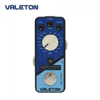 16가지 딜레이 이펙터 내장! VALETON 이펙터 Coral Echo II CRL-7