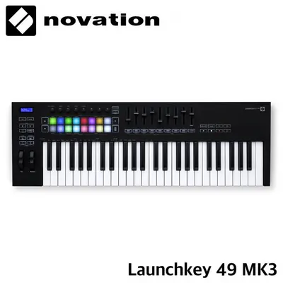 Novation 미디 키보드 컨트롤러 Launchkey 49 Mk3 마스터키보드