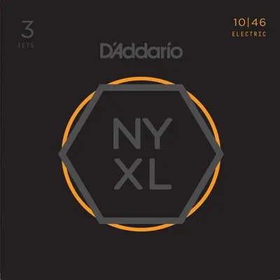 실속있는 3팩 패키지! Daddario 다다리오 일렉기타줄 3PACK Regular Light [NYXL1046-3P] (010-046)