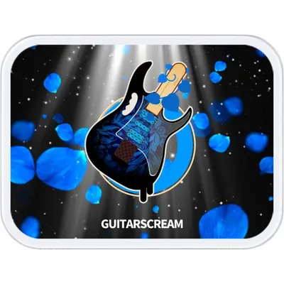 Guitarscream Tincase 틴케이스 Blue Floral [38]