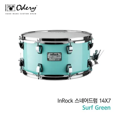 Odery InRock 오데리 인락 스네어드럼 14 x 07 (Surf Green Limited Edition)