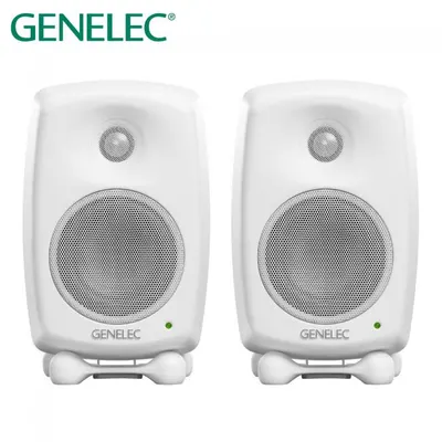 Genelec 4인치 스튜디오 모니터 스피커 8320A White 1조