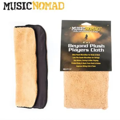 Music Nomad 뮤직 노마드 바디, 스트링 전용 관리 천 2n1 Beyond Plush Players Cloth [MN241]