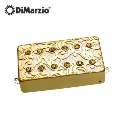 DiMarzio 험버커픽업 Steve Vai UtoPIA Neck, F-Spaced (Gold/White) [DP287FSGW]