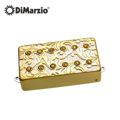 DiMarzio 험버커픽업 Steve Vai UtoPIA Bridge, F-Spaced (Gold/White) [DP289FSGW]