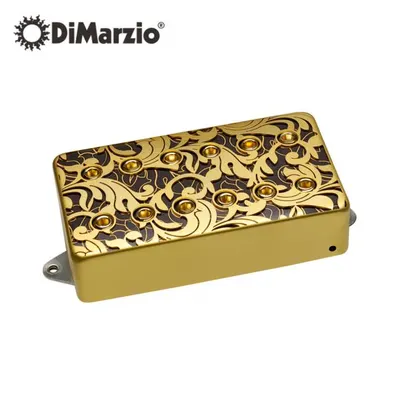 DiMarzio 험버커픽업 Steve Vai UtoPIA Bridge, F-Spaced (Gold/Black) [DP289FSGBK]