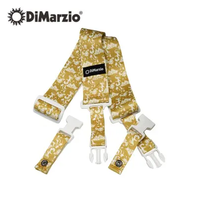 DiMarzio 클립락스트랩 STEVE VAI UtoPIA CLIPLOCK STRAP (WHITE/GOLD) [DD2251]