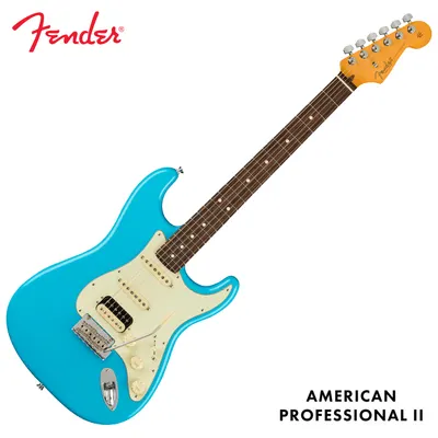 Fender USA American Professional II Stratocaster HSS Miami Blue - Rosewood (011-3910-719)