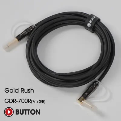 Button 악기케이블 Gold Rush Cable GDR-700R(7M Straight / Right angle)
