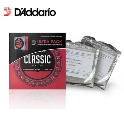 Daddario 클래식기타 스트링 Ultra Pack NT (EJ27N+EJ45TT)