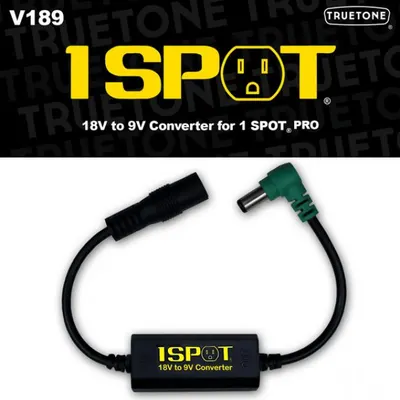 True Tone 1 Spot - V189 - 파워 연결 용 케이블 - 18V to 9V Convertor