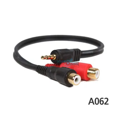 EWI 커넥터A062 RCAx2(암)-3.5스테레오(수)