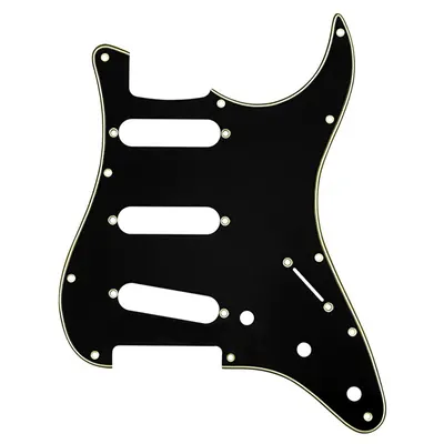 Muztek Pickguard MPG-62 SSS BK (Black)