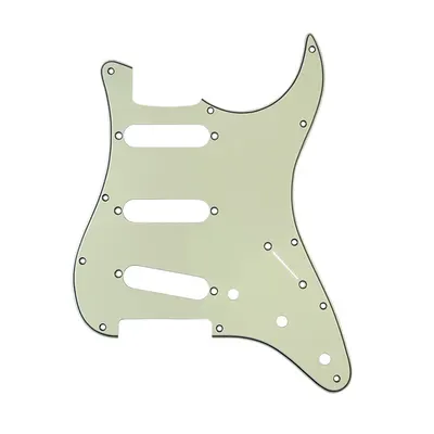 Muztek Pickguard MPG-AM SSS MG Mint Green