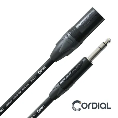 Cordial XLR(M)-TRS 케이블 CPM MV [1.5m/3m/5m]