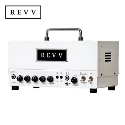 Revv 풀진공관 앰프헤드 Lunchbox D20 White 20/4 Watt