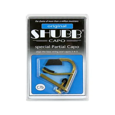 Shubb 어쿠스틱/일렉트릭기타 Capo Partial C7B