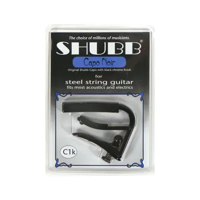 Shubb 어쿠스틱/일렉트릭기타 Capo Noir C1k (Steel String)