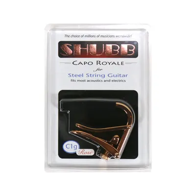 Shubb 어쿠스틱/일렉트릭기타 Capo Royale C1RG Rose (Steel String)