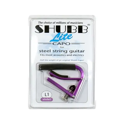 Shubb 가벼운 기타카포 Capo Lite L1V Violet (Steel String)