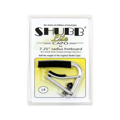 Shubb 가벼운 기타카포 Capo Lite L4 (7.25” radius fretboard)