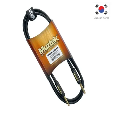 Muztek 케이블 TRS Stereo Cable 1.8m Straight+Straight MTRS-180 SS