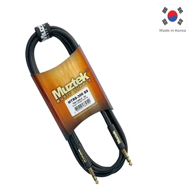 Muztek 케이블 TRS Stereo Cable 3m Straight+Straight MTRS-300 SS