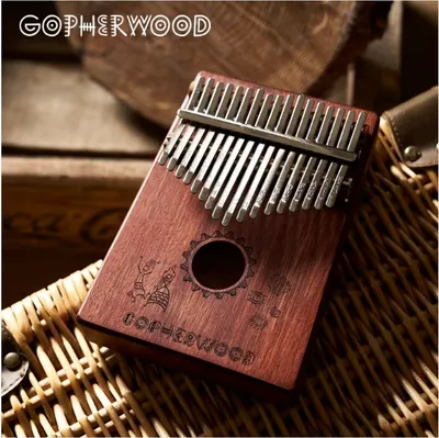 고퍼우드 Gophper wood 칼림바 GK-17DM 키이탈 방지 올솔리드 칼림바